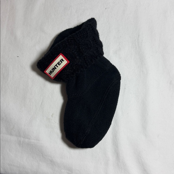 Hunter kids socks rubberized logo patch at rolled cuffs. Size XS (2 pairs ) - Picture 11 of 12